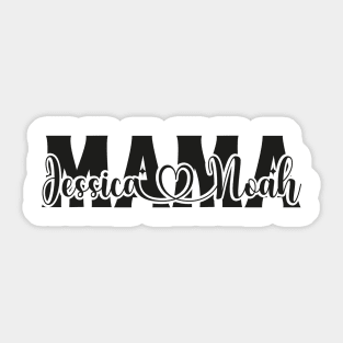 Mom Amanda Love Noah Mother's boy Mom Gigi Aunt family Sticker